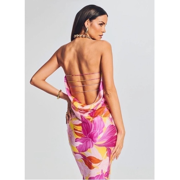 Retrofete Keaton Silk Floral Maxi Dress - Picture 3 of 6